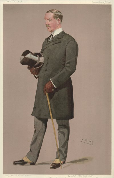 Colonel Arthur Montagu Brookfield by Leslie Matthew Ward